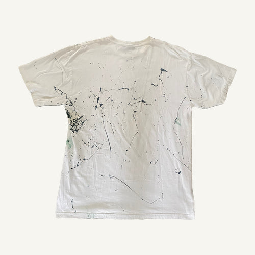OCG-0005 Back — Marithé et François Girbaud Graphic tee — White / Green