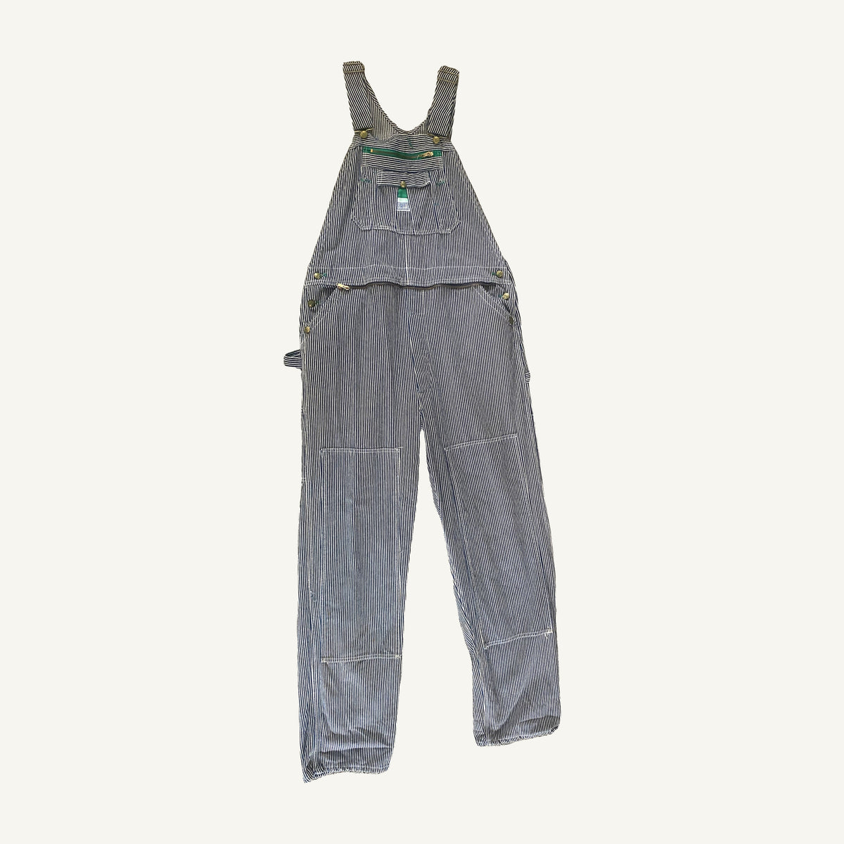 OCG-0006 Front — Liberty Overalls — Grey / Green / Gold